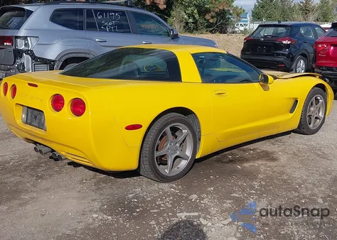 2002 Chevrolet Corvette из США, поврежденный, VIN 1G1YY22G625115752